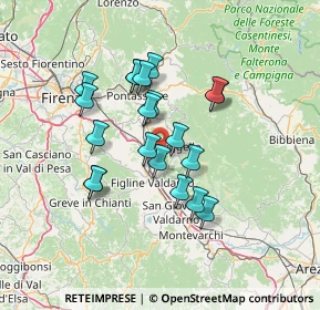 Mappa Localita' Ponte All'olivo, 50066 Reggello FI, Italia (11.926)