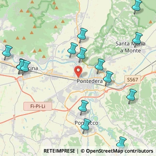 Mappa Via Tosco Romagnola Ovest, 56025 Pontedera PI, Italia (5.688)