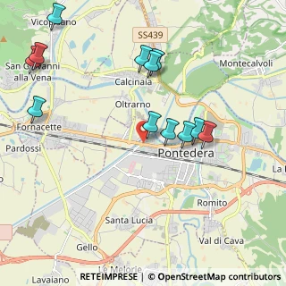 Mappa Via Tosco Romagnola Ovest, 56025 Pontedera PI, Italia (2.30583)