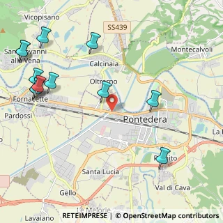 Mappa Via Tosco Romagnola Ovest, 56025 Pontedera PI, Italia (2.89333)