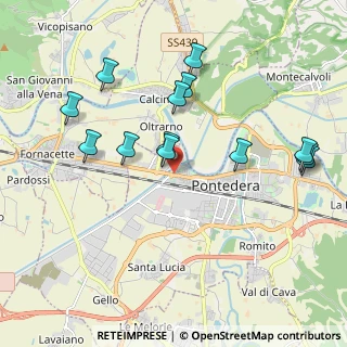 Mappa Via Tosco Romagnola Ovest, 56025 Pontedera PI, Italia (2.07692)