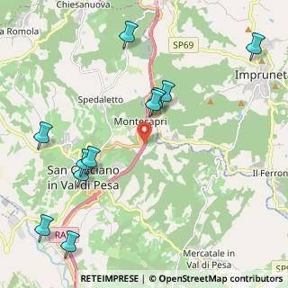 Mappa Raccordo Autostradale Firenze - Siena, 50026 San Casciano In Val di Pesa FI, Italia (2.59909)