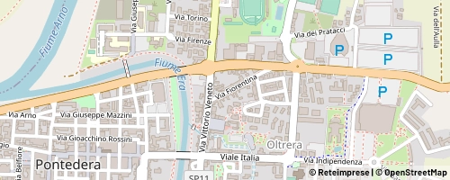 Mappa Pontedera