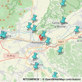 Mappa Via Fiorentina, 56025 Pontedera PI, Italia (5.616)