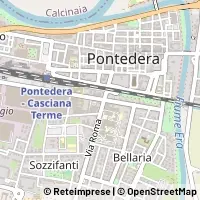 Kaart Pontedera