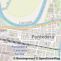 地図 Pontedera