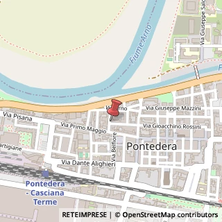 Mappa Via Silvio Pellico, 56025 Pontedera PI, Italia, 56025 Pontedera, Pisa (Toscana)