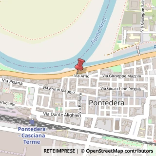Mappa Via Tosco Romagnola, 102, 56025 Pontedera, Pisa (Toscana)