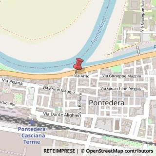 Mappa Via Tosco Romagnola, 100, 56025 Pontedera, Pisa (Toscana)