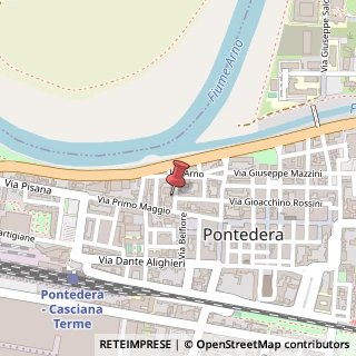 Mappa Via Nino Bixio, 11, 56025 Pontedera, Pisa (Toscana)