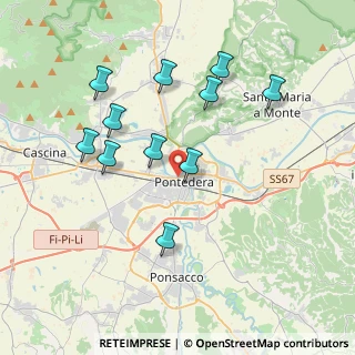 Mappa Via Carlo Pisacane, 56025 Pontedera PI, Italia (3.85)