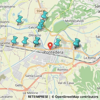 Mappa Via Carlo Pisacane, 56025 Pontedera PI, Italia (2.145)