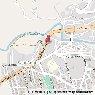 Mappa Via Nazionale Sud, 28, 61048 Sant'Angelo in Vado, Pesaro e Urbino (Marche)
