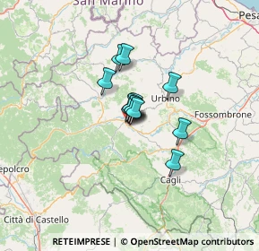 Mappa Viale Giuseppe Mazzini, 61049 Urbania PU, Italia (6.75667)