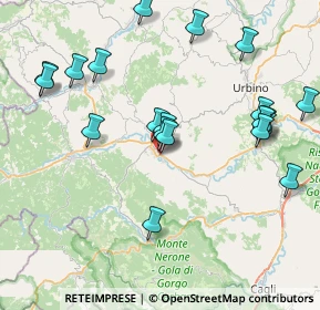 Mappa Via Metauro, 61049 Urbania PU, Italia (8.973)