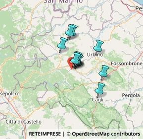 Mappa Urbania, 61049 Urbania PU, Italia (7.24583)