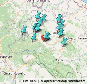 Mappa Urbania, 61049 Urbania PU, Italia (10.77)