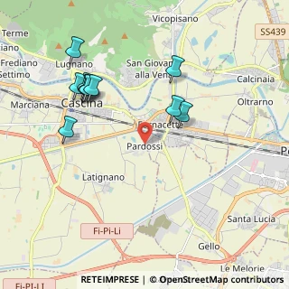 Mappa Via Fosso Nuovo, 56025 Pontedera PI, Italia (2.15636)