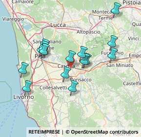Mappa Via Fosso Nuovo, 56025 Pontedera PI, Italia (13.94533)