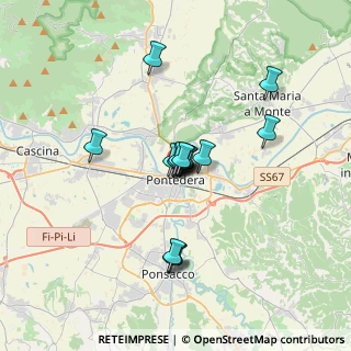 Mappa Via XX Settembre, 56025 Pontedera PI, Italia (2.35938)