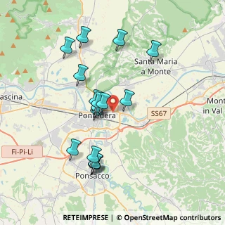 Mappa Via Indipendenza snc presso Centro Commerciale, 56025 Pontedera PI, Italia (3.60313)