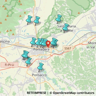 Mappa Via Indipendenza snc presso Centro Commerciale, 56025 Pontedera PI, Italia (3.43143)