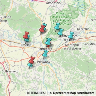 Mappa Via Indipendenza snc presso Centro Commerciale, 56025 Pontedera PI, Italia (6.19923)