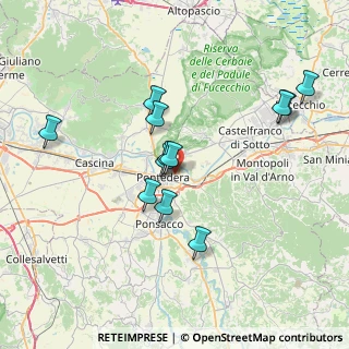 Mappa Via Indipendenza snc presso Centro Commerciale, 56025 Pontedera PI, Italia (7.05667)