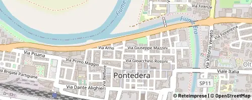 Mappa Pontedera