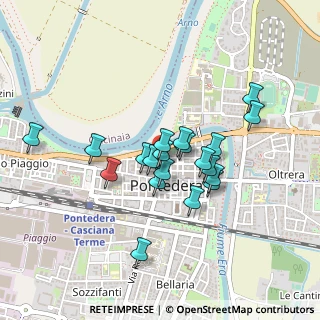 Mappa Piazza Arno, 56025 Pontedera PI, Italia (0.3645)