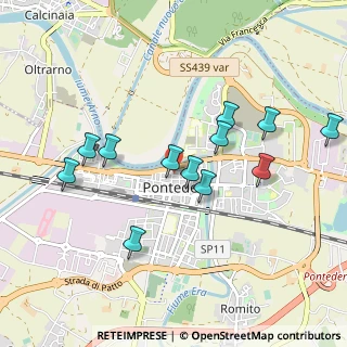 Mappa Piazza Arno, 56025 Pontedera PI, Italia (0.9375)
