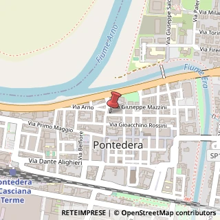 Mappa Via San Faustino, 3, 56025 Pontedera, Pisa (Toscana)