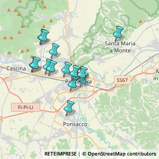 Mappa Piazza Giovanni Gronchi, 56025 Pontedera PI, Italia (3.49714)
