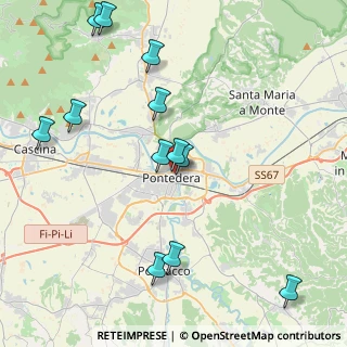 Mappa Piazza Giovanni Gronchi, 56025 Pontedera PI, Italia (4.83667)