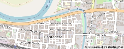 Mappa Pontedera