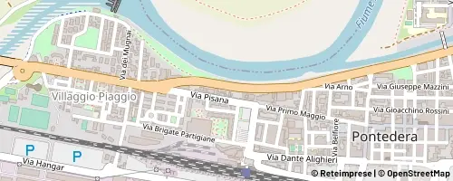 Mappa Pontedera