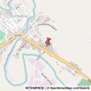 Mappa Via Giuseppe Mazzini, 69, 61049 Urbania, Pesaro e Urbino (Marche)