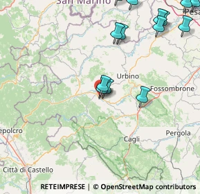 Mappa Via Giuseppe Mazzini, 61049 Urbania PU, Italia (21.39071)