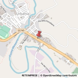 Mappa Via giuseppe mazzini 20, 61049 Urbania, Pesaro e Urbino (Marche)