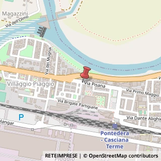 Mappa Via pisana 19, 56025 Pontedera, Pisa (Toscana)