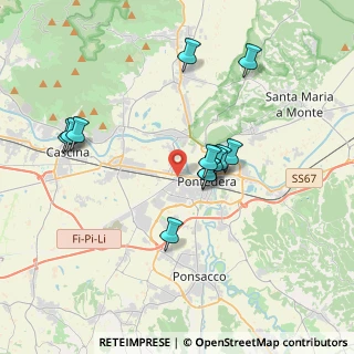 Mappa Via Peppino Impastato, 56025 Pontedera PI, Italia (3.5)