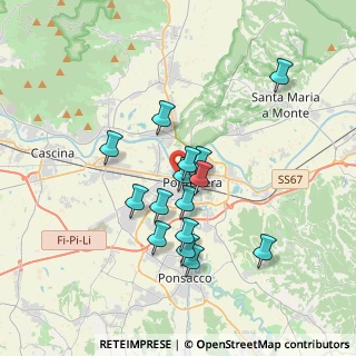 Mappa Via Pisana, 56025 Pontedera PI, Italia (3.11133)