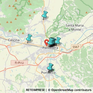 Mappa Via Pisana, 56025 Pontedera PI, Italia (2.24)