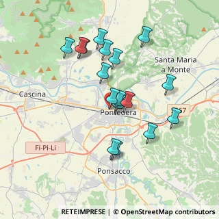 Mappa Via Pisana, 56025 Pontedera PI, Italia (3.49)
