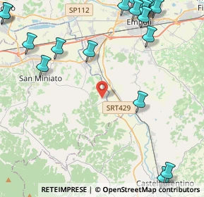 Mappa Via Elsa, 56028 San Miniato PI, Italia (6.6805)