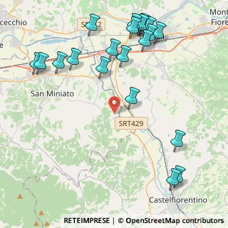 Mappa Via Elsa, 56028 San Miniato PI, Italia (5.522)