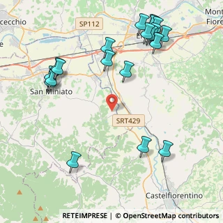 Mappa Via Elsa, 56028 San Miniato PI, Italia (5.399)