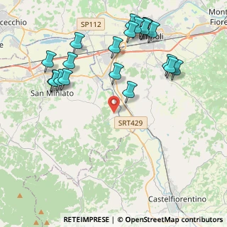 Mappa Via Elsa, 56028 San Miniato PI, Italia (5.026)