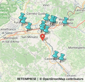 Mappa Via Elsa, 56028 San Miniato PI, Italia (7.18583)