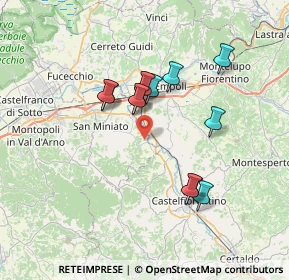 Mappa Via Elsa, 56028 San Miniato PI, Italia (6.13538)